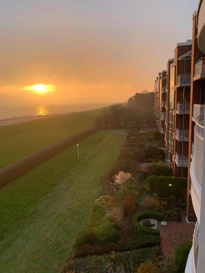Studio Mit Meerblick Und Grosser Loggia - Direktzugang Zur Nordsee Wilhelmshaven Bagian luar foto