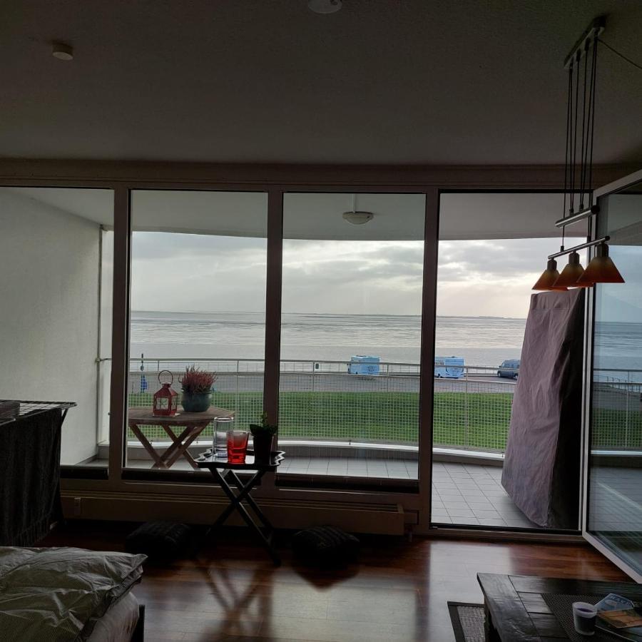 Studio Mit Meerblick Und Grosser Loggia - Direktzugang Zur Nordsee Wilhelmshaven Bagian luar foto